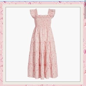 NWT XS Ellie Nap Dress Bridgerton in pink